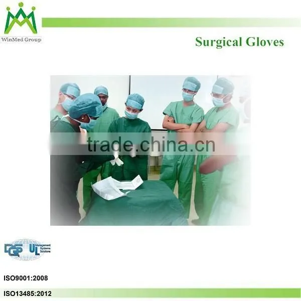 5 Fingers Sterile Latex Surgical Gloves photo-4