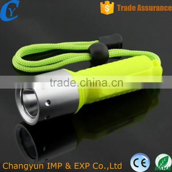 Wholesale xm-l T6 Diving Flashlight Flashlight Type and LED Light Source portable Diving lights