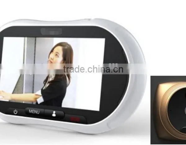Big Clear Image Digital Video Peephole Door Camera With Recorder