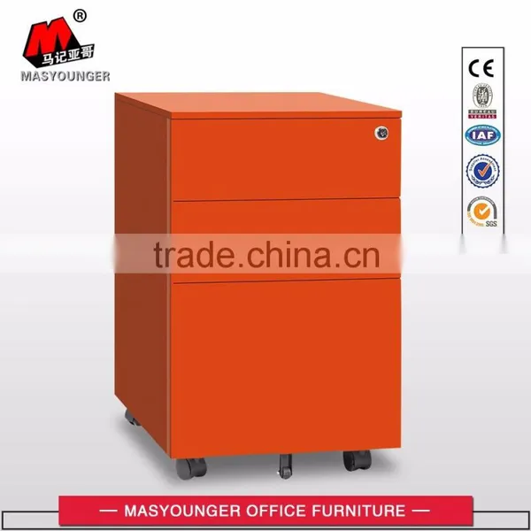 Mobile Cabinet Metal Mobile Filing Cabinet Pedestal With Central Lock photo-2
