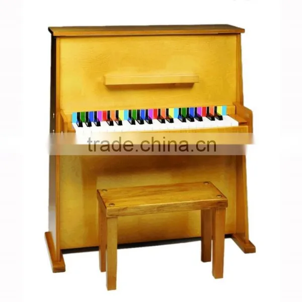 Fashional 37 Key Children Wooden Piano, Mini Child Wooden Piano Toy