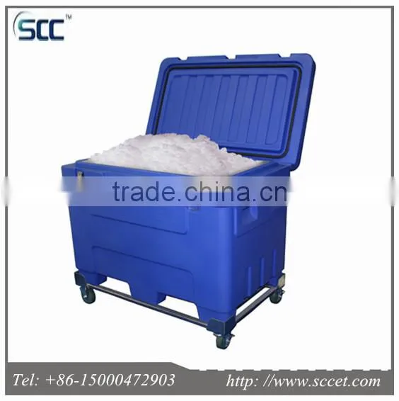 Rotational LLDPE Dry Ice Chilly Box With Wheels for Storing Dry Ice photo-2