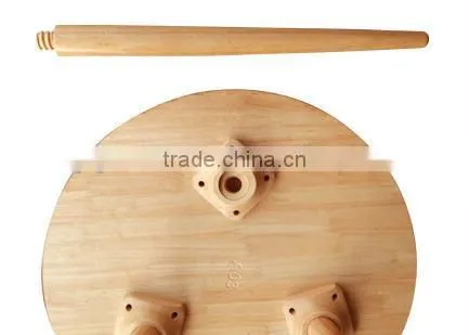 Rubber Wood Coffee Table End Table, Scandinavian Type Furniture Simple Design photo-6