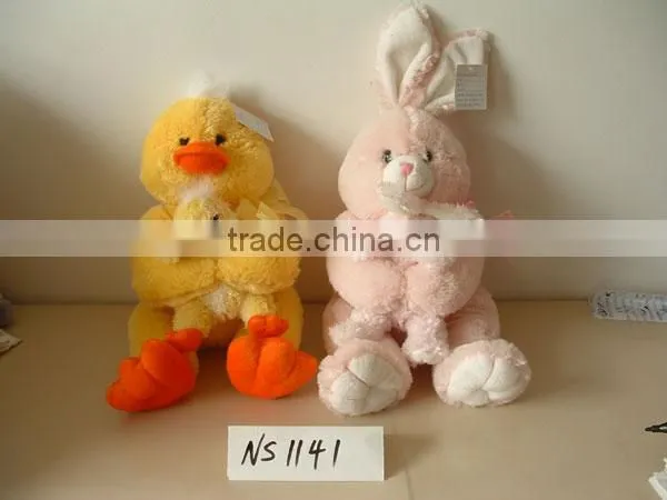 Lovely&beautiful Soft Stuffed Plush Valentine Rabbit With Bowknot for Valentine Festival photo-3