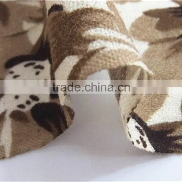 Beige Floral Printed Pure Wool Scarf With Fringe photo-4