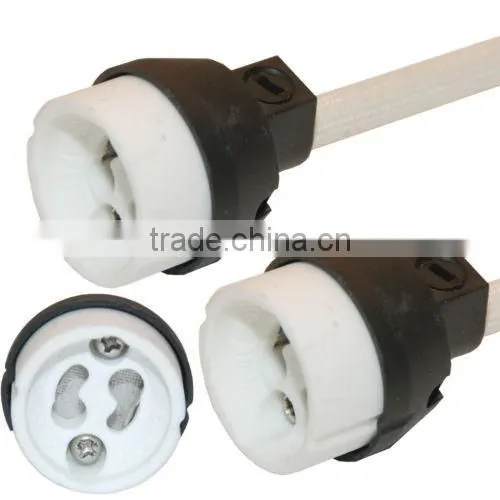 GU10 Bulb Lamp Holder Connector Downlighter Fitting With LED Halogen Lighting Male Plug Cables 250MP