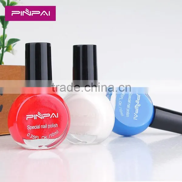 2016 High Quality 26 Colors 10ml Soak off Environment Tasetless UV Gel Nail Art Stamping Polish photo-2