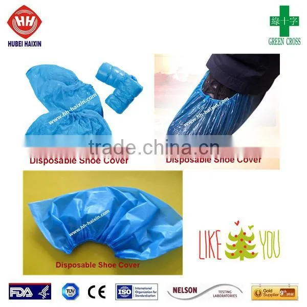 Disposable Dust and Waterproof PE CPE Shoe Covers photo-2