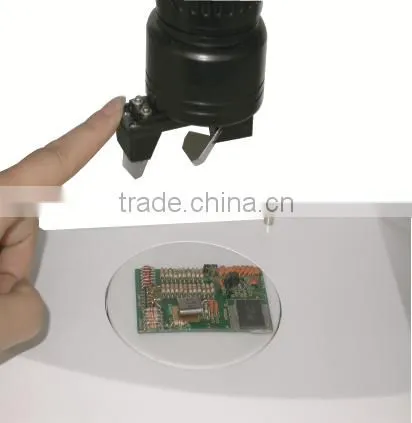 Digital Microscope With Lcd Screen Camera Fan-style Base Track Stand photo-2
