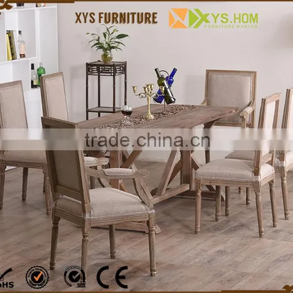 The Cheapest Antique Wooden Solid Wooden Dining Table Set photo-3