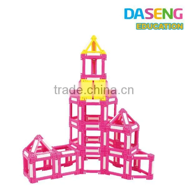 2016 Newest eco-friendly children plastic building blocks toys for kids
