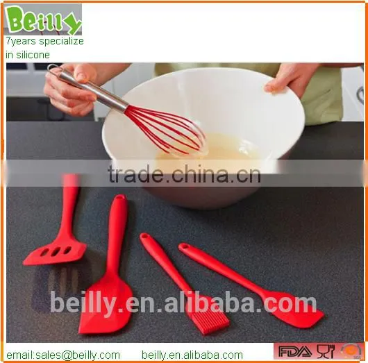 Whosale Kitchen Utensils Food Grade Approved Silicone Spatula Set For Baking photo-2