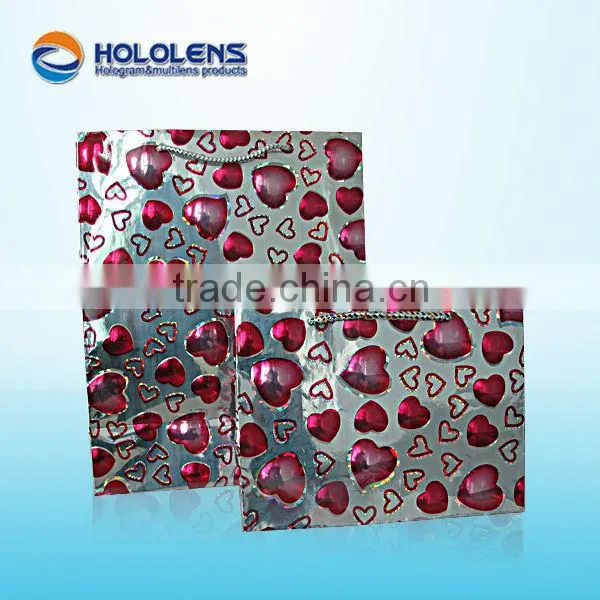 Valentine's Day Gift Bag With PET Multi-lens Film
