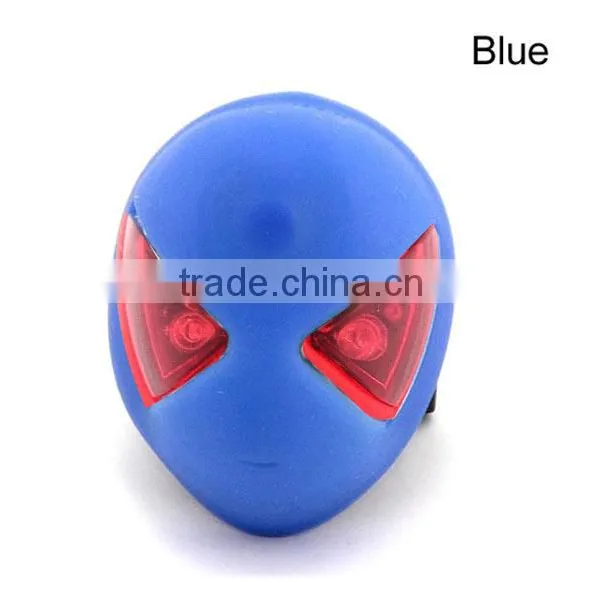 S170 Bike Bicycle Rear Tail Light Spider Man Design Mode Rechargeable 2Led photo-4