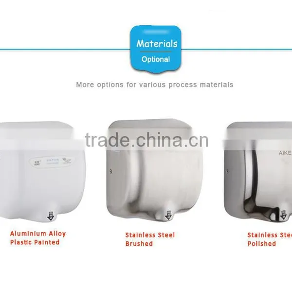 Bathroom Product Automatic Fast Dry Hands Single Side Jet Hand Air Dryer photo-3