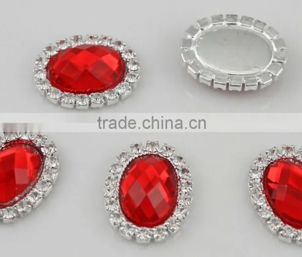 New Fashion Cheap Small Oval Embellishment Flatback 231227 photo-5