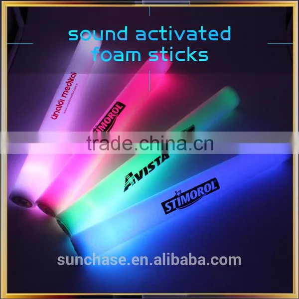 Wholesale Customized Logo Voice Control Led Foam Stick Baton photo-2