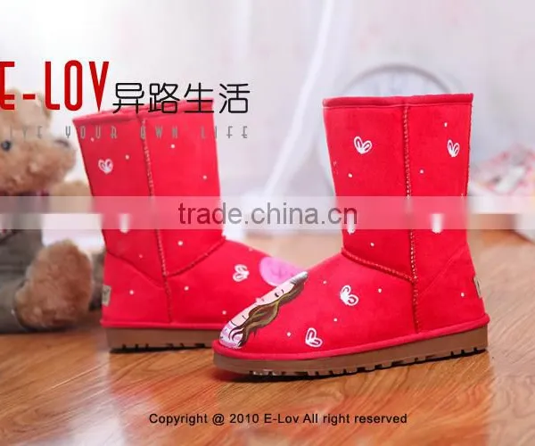 Hot Sales High Quality and Cheap Red Boots Women photo-5