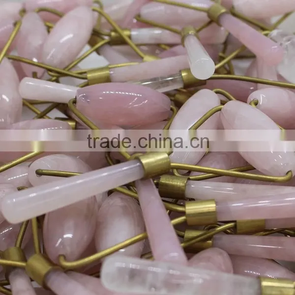 Rose Quartz Crystal Healing Massager Wand