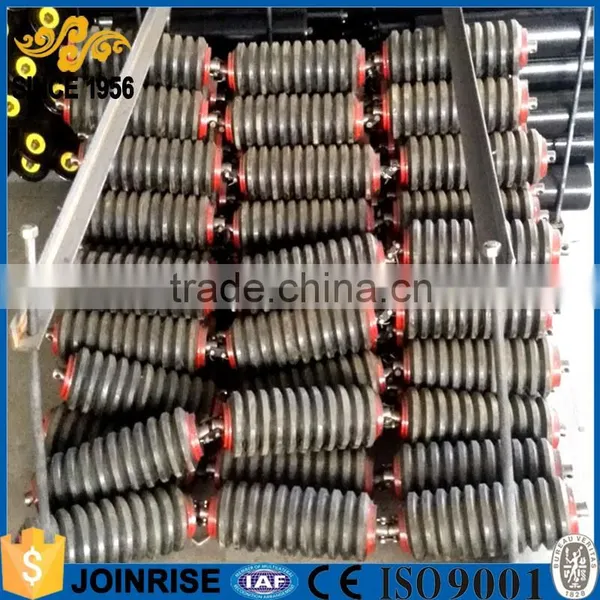 Dust Seal Rubber Rings Coated Conveyor Impact Rollers photo-6