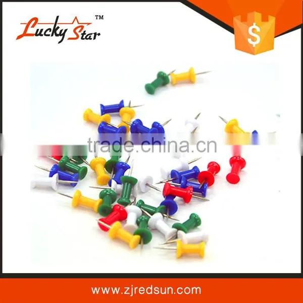 Orange Large Round Push Pins in Tin Box photo-2