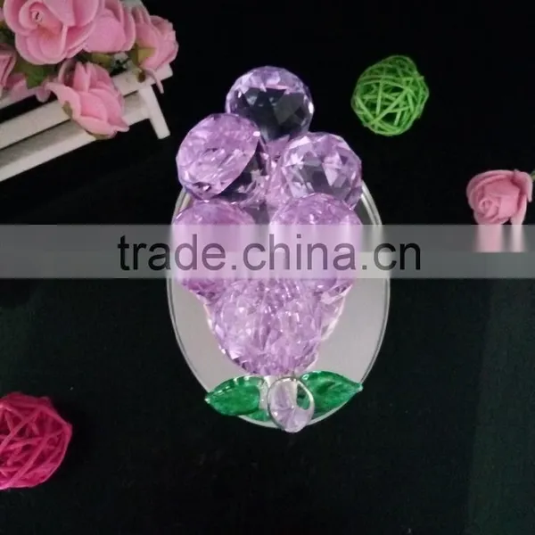 Colorful k9 Crystal Grape for Wedding and Home Decoration photo-2