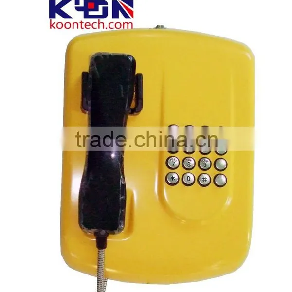 Emergency Telephone Loud Speaking Weatherproof Phone for Heavy Dust Area KNZD-04 Auto-dial Emergency Telephone photo-4