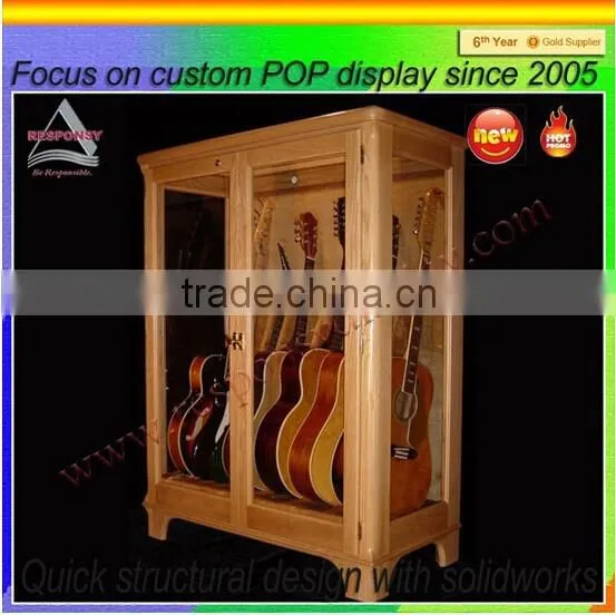 Wholesale Guitar Display Cases for Sale With Lights photo-3