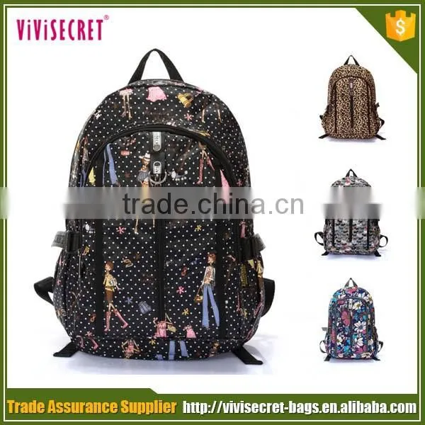 Buying Wholesale Import Women's Flower Picture School Backpack Satchel From China photo-6