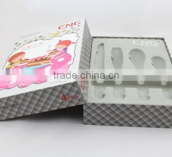 High Quality Plastic Tray Inner Cardboard Paper Packing Tableware Box (table-knife) photo-3