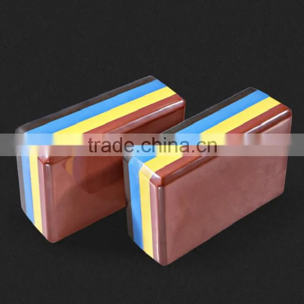 High Quality 4 Colors Yoga Block Practice Fitness Gym Sport Tool Yoga Block Brick Foaming Foam Home Exercise photo-2