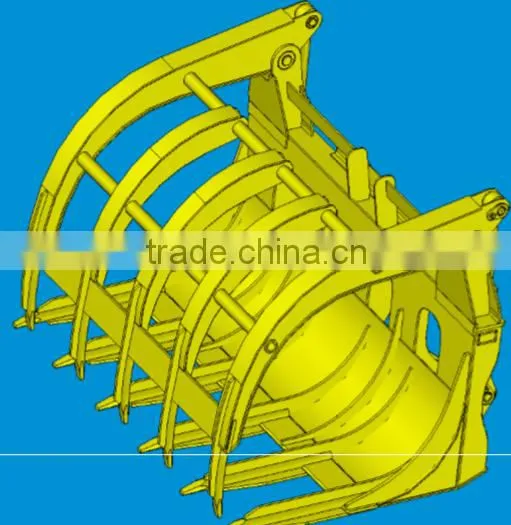 OEM SDLG Wheel Loader Attachment Big Grass Grapple For LG978 Wheel Loader photo-6