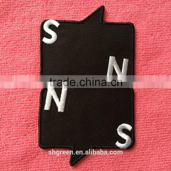 High Quality Full Embroidery Label With Iron on Backing photo-4