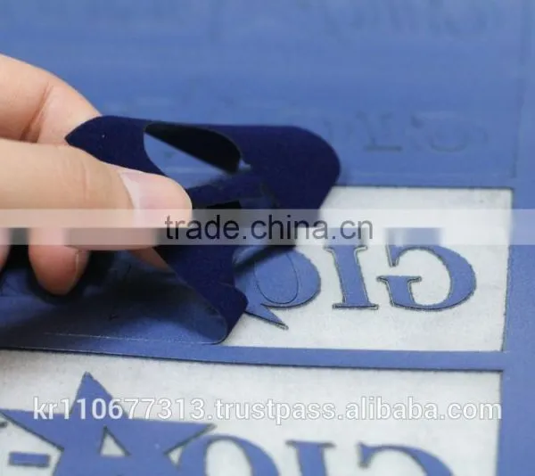 GIO-FLOCK/VISCOS RAYON PILE VINYL FOR TEXTILE HEAT TRANSFER FILM CAD PLOTTER CUT photo-4