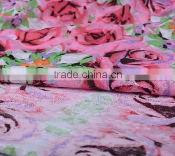 32S Knitted Fabric Printing Burnout TC Single Jersey photo-3