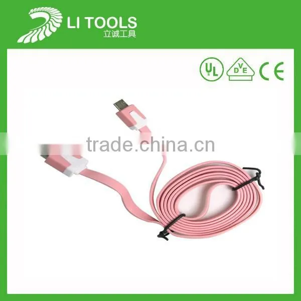 New Colorful The Double Insertion Light LED Micro USB Cable For Android Data Cable photo-5