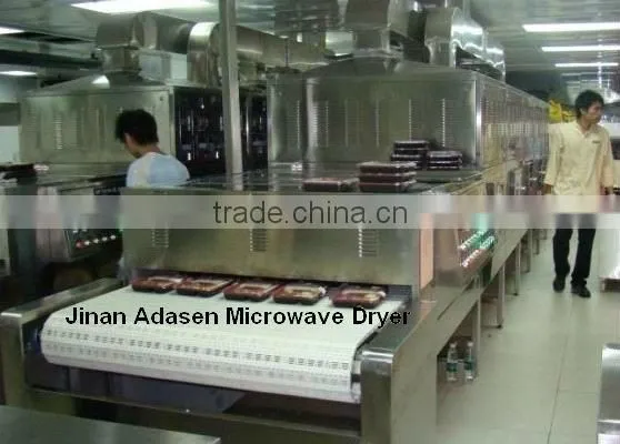 Fully Automatic Stainless Steel Coveyor Belt Type Ready Meal Fast Heating Microwave Oven photo-2