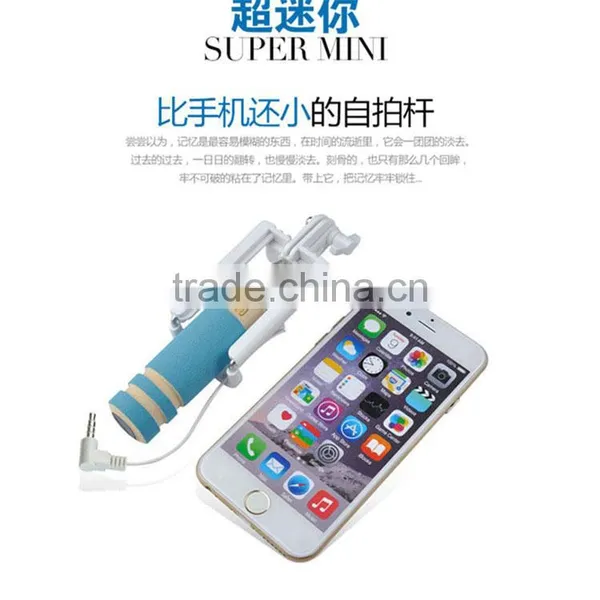 POPULAR PORTABLE MINI SELFIE STICK MONOPOD COMPFORT TOUCH OPERATION SUPER PRICE GVC 3.5 JACK photo-2