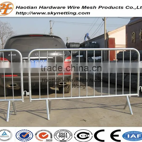 Environmental Temporary Privacy Fencing/1.1m High & 2.5m Width Galvanized Concert Crowd Control Barrier photo-3