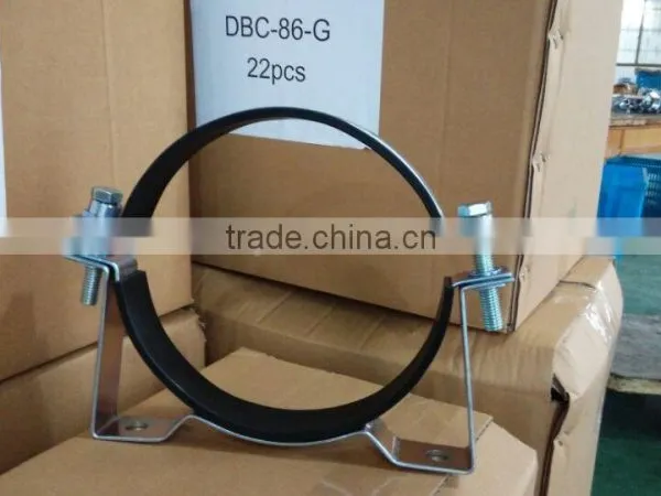 8"to 15" Zinc Plated With Rubber Hose Pipe Clamp Types photo-5
