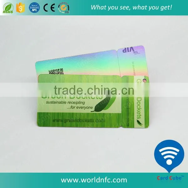 ISO CMYK Printed Membership Plastic Combo Card With Hole Punching photo-2