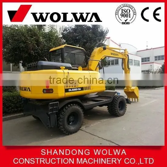 Wolwa DLS880-9A 8t Wheeled Hydraulic Excavator With Bucket photo-5