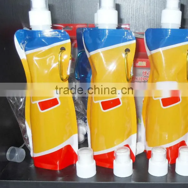 Wholesale 480ml Foldable Bottle/ Foldable Water Bottle