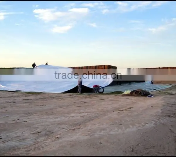 White/black or Green/white Silo Cover for Grains photo-3