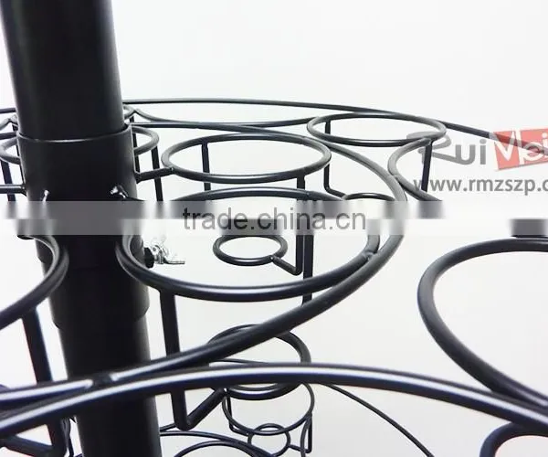 Revolving Black Iron Cup Hanging Rack photo-5