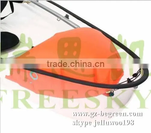 Single Sit on Top Made in China Transparent Canoe Kayak photo-4