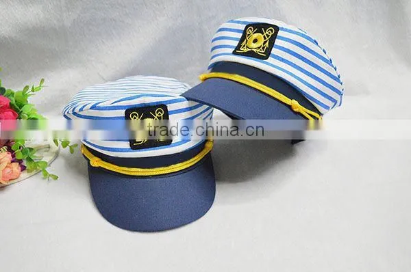 Promotional Red Captain Hats In YiWu photo-2