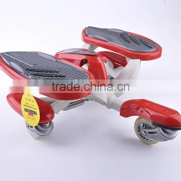 4 Wheel Flying Skateboard, Ride On Foot Stepping Skateboard, Outdoor Fitness Foot Pedal Walkcar, Multi-functional Skateboard photo-2