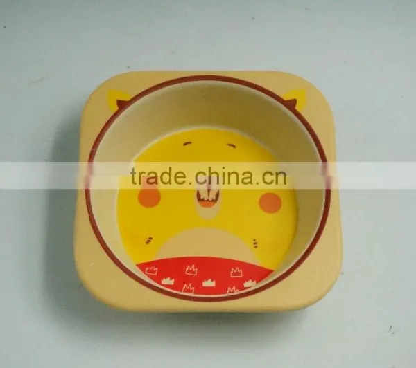 Eco Friendly Bamboo Fiber Biodegradable Kid's Bowl photo-2