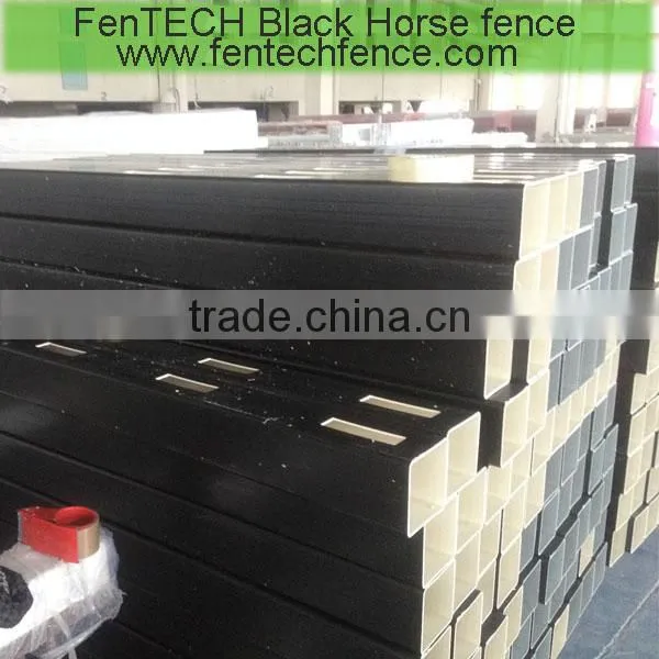 Fentech High UV Proof Standard Black Plastic PVC/Vinyl Fence photo-3